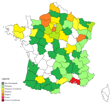 carte Pinguicula vulgaris